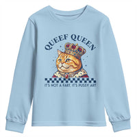 Queef Queen Its Not A Fart Royal Cat Youth Sweatshirt Funny Adult Humor Gag Graphic