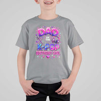 Dad Of The KPop Birthday Girl Glossy Balloon Music Lover T Shirt For Kid Cute Family Matching Party Graphic