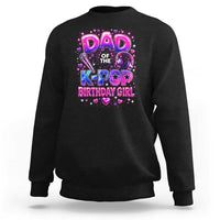 Dad Of The KPop Birthday Girl Glossy Balloon Music Lover Sweatshirt Cute Family Matching Party Graphic