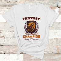 Fantasy Football T Shirt Funny Championship Champ Champion Trophy - Wonder Print Shop