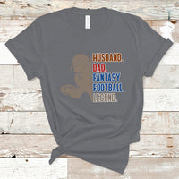 Fantasy Football T Shirt Husband Dad Legend Player Champion Mens - Wonder Print Shop
