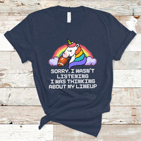 Funny Fantasy Football T Shirt I Wasn't Listening Think About Lineup - Wonder Print Shop