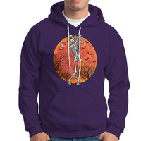 Golfing Skeleton Hoodie Funny Golf Skeleton Golf Lover Golfer Halloween Costume - Wonder Print Shop