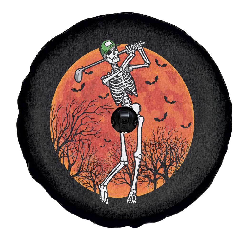 Golfing Skeleton Spare Tire Cover Funny Golf Skeleton Golf Lover Golfer Halloween Costume