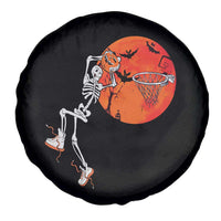 Basketball Skeleton Spare Tire Cover Halloween Basketball Lover Scary Night