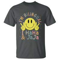 Funny Bilingual T Shirt Spanish Teacher Maestra I'm BilingualI Haha and Jaja Hispanic Heritage Month - Wonder Print Shop