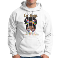 Hispanic Teacher Hoodie One Thankful Maestra Hispanic Heritage Month Teacher Latina Countries Flags Teacher Latina - Wonder Print Shop