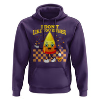 Candy Corn Hoodie I Don't Like You Either Funny Halloween Costume - Wonder Print Shop
