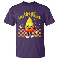 Candy Corn T Shirt I Don't Like You Either Funny Halloween Costume - Wonder Print Shop