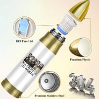 All Because of Words Bullet Tumbler Tribute to Truth Tellers Freedom Defender - Wonder Print Shop