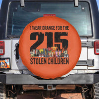 I Wear Orange For The 215 Stolen Children Spare Tire Cover Native Child Tribute 215 Memorial Awareness - Wonder Print Shop