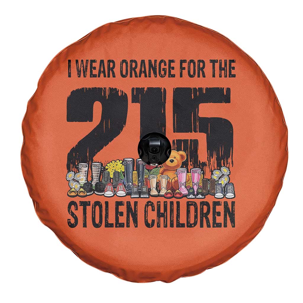 I Wear Orange For The 215 Stolen Children Spare Tire Cover Native Child Tribute 215 Memorial Awareness - Wonder Print Shop