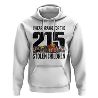 I Wear Orange For The 215 Stolen Children Hoodie Native Child Tribute 215 Memorial Awareness - Wonder Print Shop