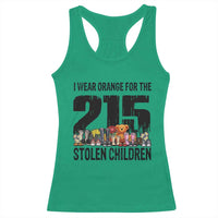 I Wear Orange For The 215 Stolen Children Racerback Tank Top Native Child Tribute 215 Memorial Awareness - Wonder Print Shop