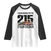 I Wear Orange For The 215 Stolen Children Raglan Shirt Native Child Tribute 215 Memorial Awareness - Wonder Print Shop