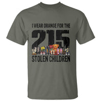 I Wear Orange For The 215 Stolen Children T Shirt Native Child Tribute 215 Memorial Awareness - Wonder Print Shop
