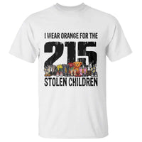 I Wear Orange For The 215 Stolen Children T Shirt Native Child Tribute 215 Memorial Awareness - Wonder Print Shop