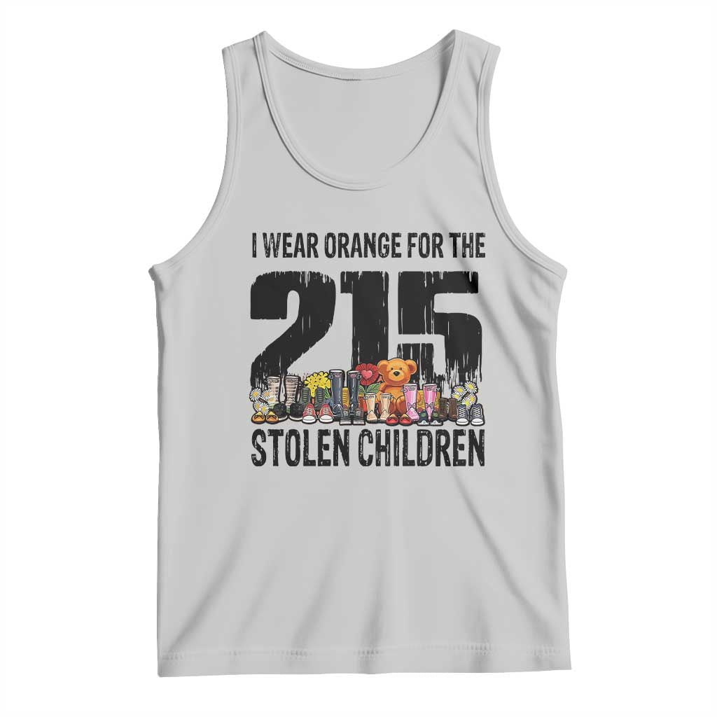 I Wear Orange For The 215 Stolen Children Tank Top Native Child Tribute 215 Memorial Awareness - Wonder Print Shop