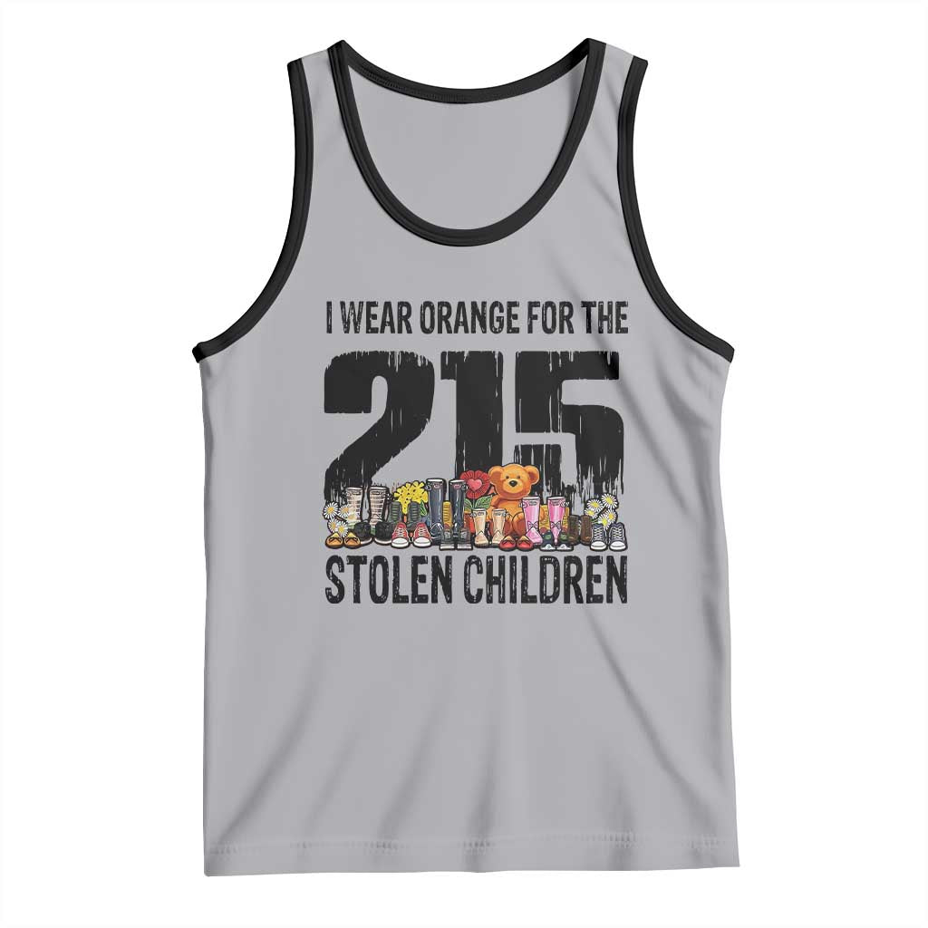 I Wear Orange For The 215 Stolen Children Tank Top Native Child Tribute 215 Memorial Awareness - Wonder Print Shop