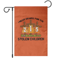 Orange Shirt Day Garden Flag I Wear Orange For The 215 Stolen Children - Wonder Print Shop