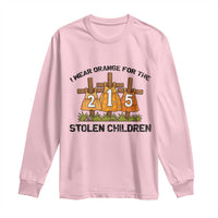 Orange Shirt Day Long Sleeve Shirt I Wear Orange For The 215 Stolen Children - Wonder Print Shop