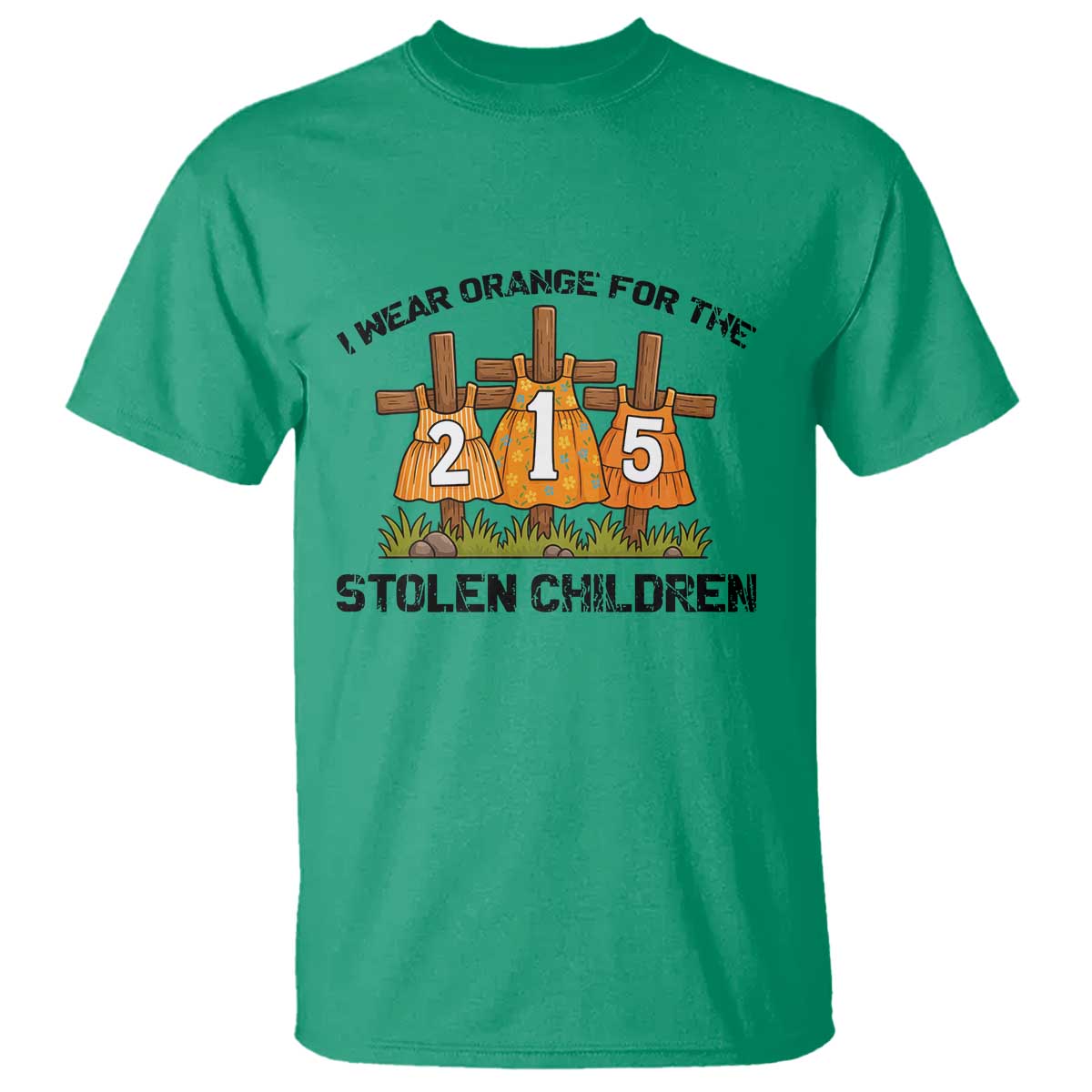Orange Shirt Day T Shirt I Wear Orange For The 215 Stolen Children - Wonder Print Shop
