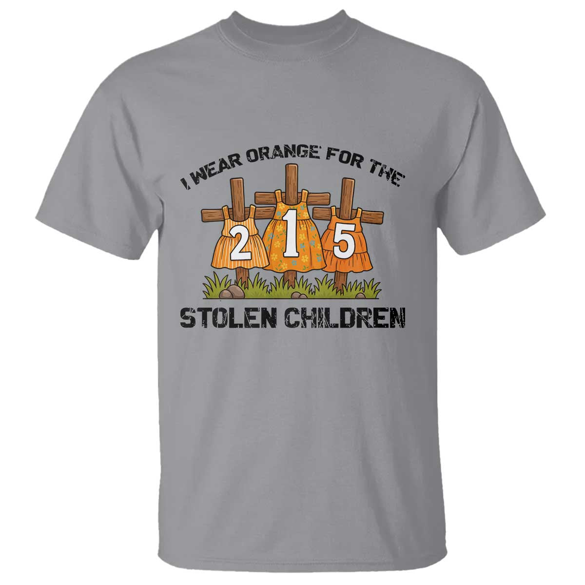 Orange Shirt Day T Shirt I Wear Orange For The 215 Stolen Children - Wonder Print Shop