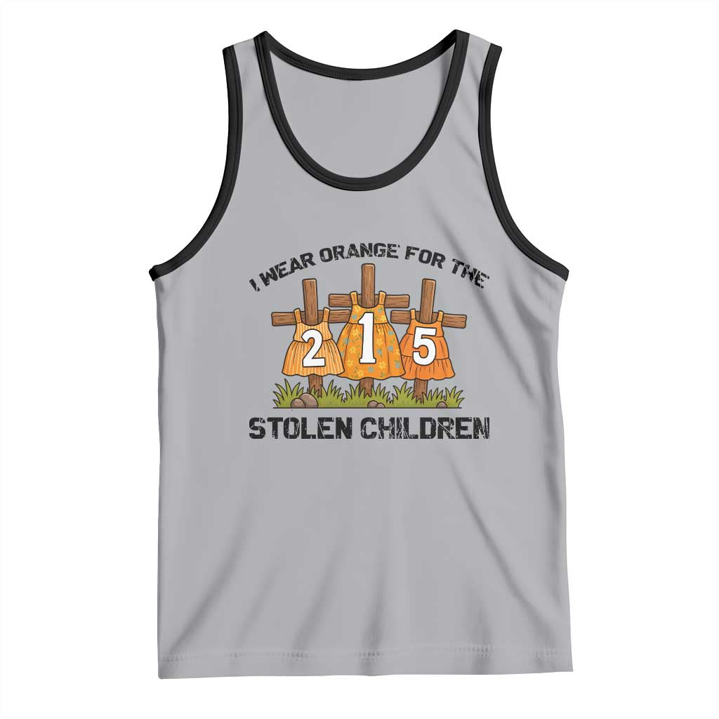 Orange Shirt Day Tank Top I Wear Orange For The 215 Stolen Children - Wonder Print Shop