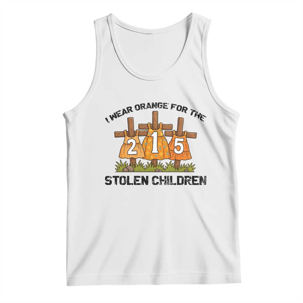 Orange Shirt Day Tank Top I Wear Orange For The 215 Stolen Children - Wonder Print Shop