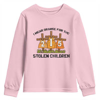 Orange Shirt Day Youth Sweatshirt I Wear Orange For The 215 Stolen Children - Wonder Print Shop