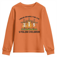 Orange Shirt Day Youth Sweatshirt I Wear Orange For The 215 Stolen Children - Wonder Print Shop
