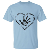 Orange Shirt Day T Shirt I Wear Orange For The Stolen Children 215 Memorial Tribute - Wonder Print Shop