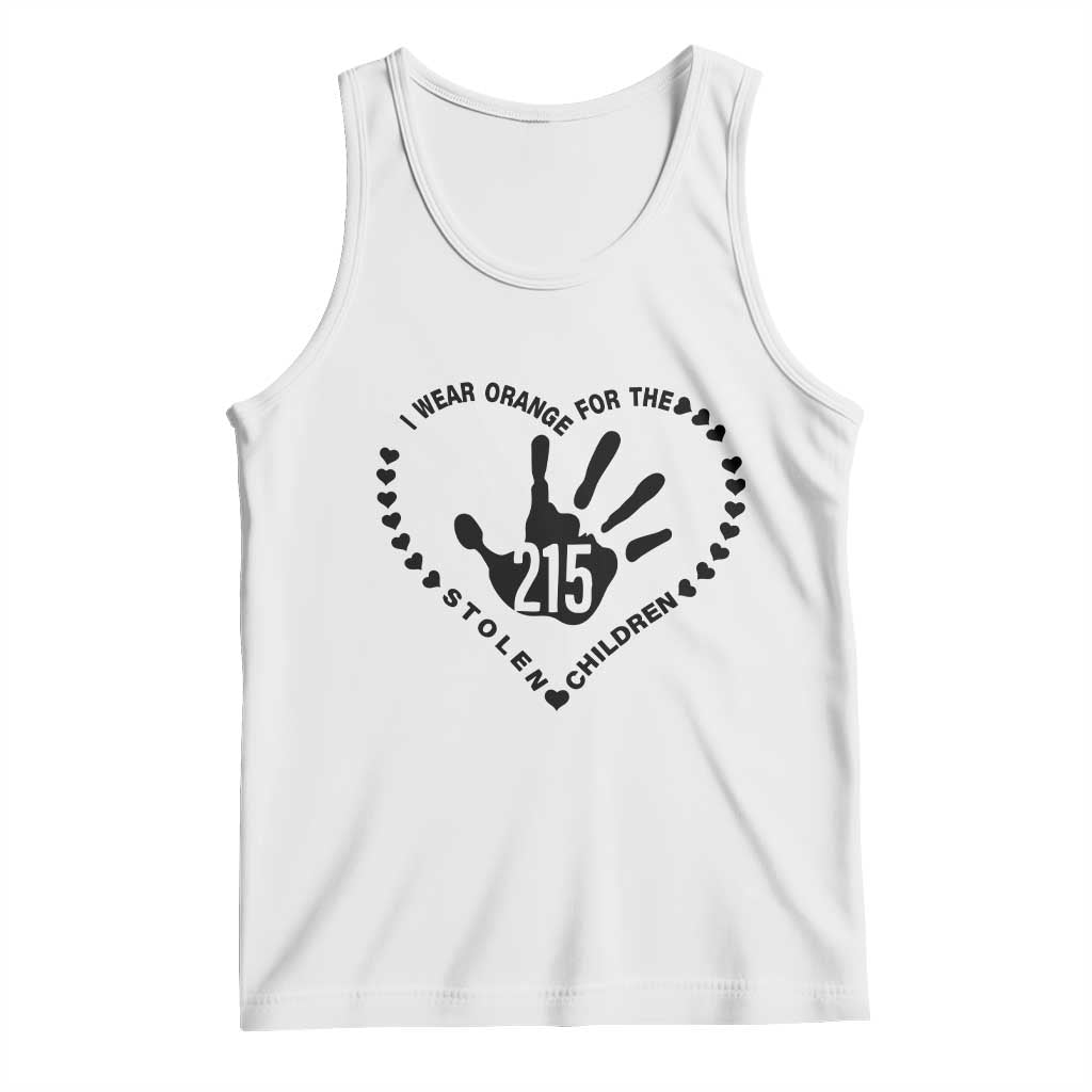 Orange Shirt Day Tank Top I Wear Orange For The Stolen Children 215 Memorial Tribute - Wonder Print Shop