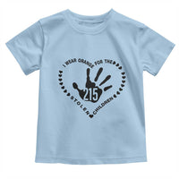 Orange Shirt Day Toddler T Shirt I Wear Orange For The Stolen Children 215 Memorial Tribute - Wonder Print Shop