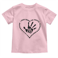 Orange Shirt Day Toddler T Shirt I Wear Orange For The Stolen Children 215 Memorial Tribute - Wonder Print Shop