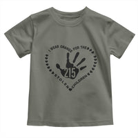 Orange Shirt Day Toddler T Shirt I Wear Orange For The Stolen Children 215 Memorial Tribute - Wonder Print Shop