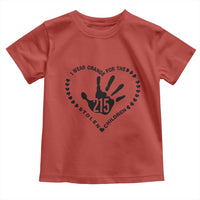Orange Shirt Day Toddler T Shirt I Wear Orange For The Stolen Children 215 Memorial Tribute - Wonder Print Shop
