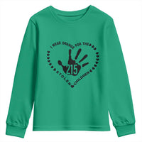 Orange Shirt Day Youth Sweatshirt I Wear Orange For The Stolen Children 215 Memorial Tribute - Wonder Print Shop