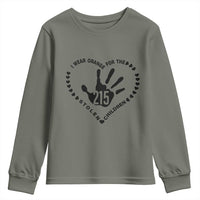 Orange Shirt Day Youth Sweatshirt I Wear Orange For The Stolen Children 215 Memorial Tribute - Wonder Print Shop