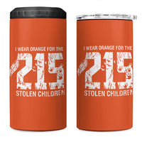 I Wear Orange For The 215 Stolen Children 4 in 1 Can Cooler Tumbler Orange Shirt Day 215 Memorial Awareness - Wonder Print Shop