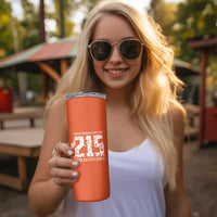 I Wear Orange For The 215 Stolen Children Skinny Tumbler Orange Shirt Day 215 Memorial Awareness - Wonder Print Shop