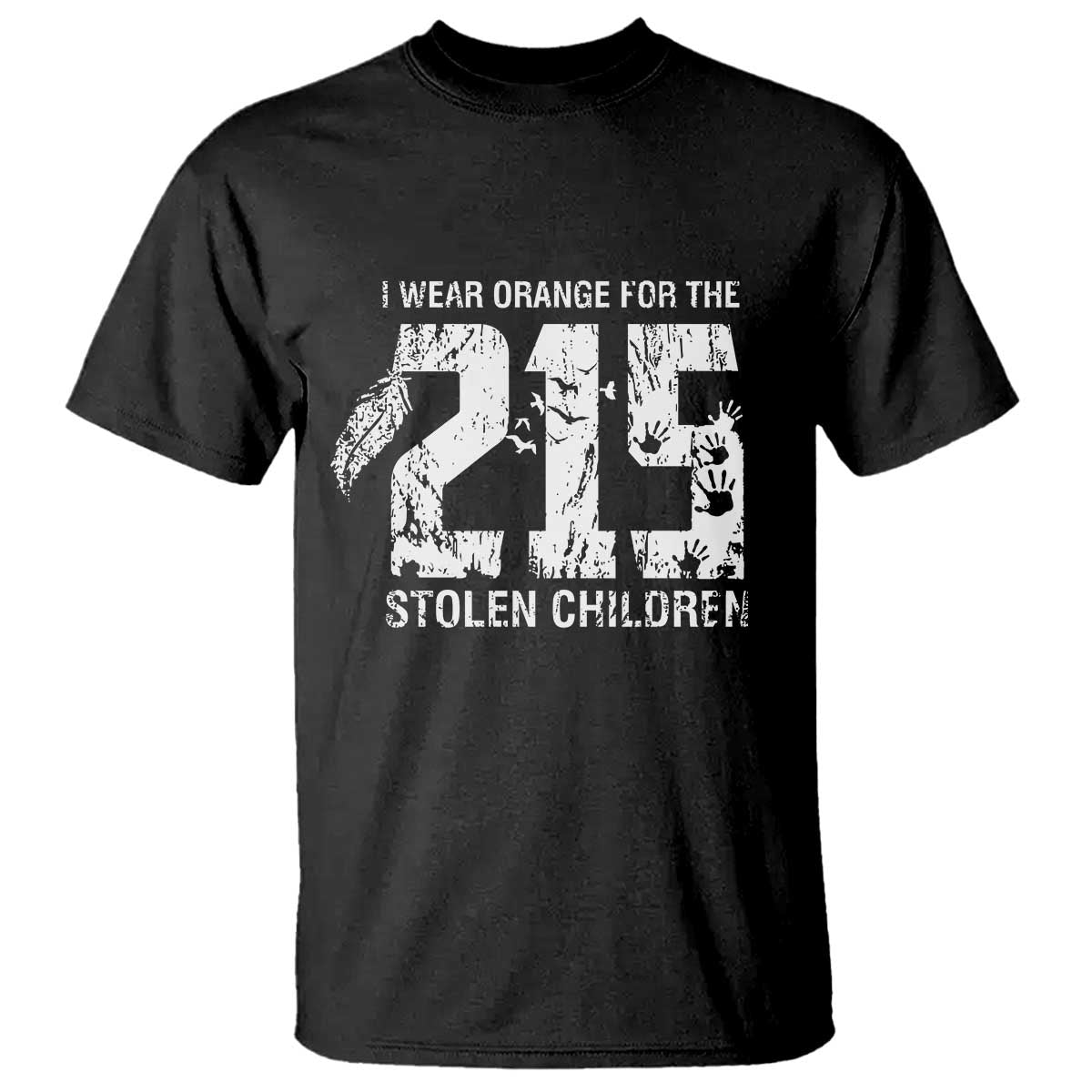 I Wear Orange For The 215 Stolen Children T Shirt Orange Shirt Day 215 Memorial Awareness - Wonder Print Shop