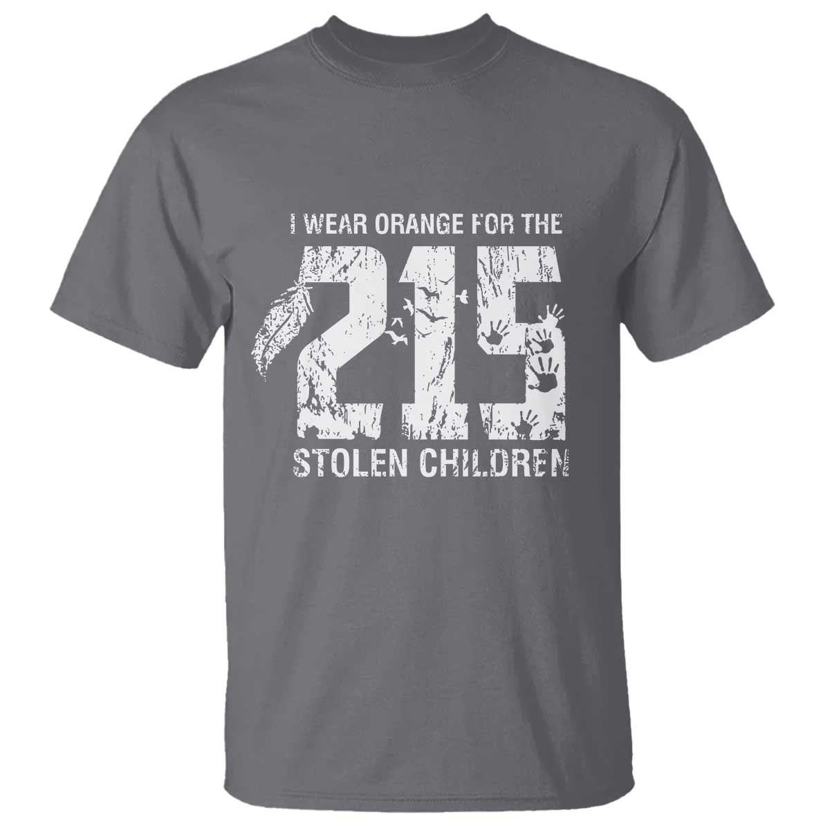 I Wear Orange For The 215 Stolen Children T Shirt Orange Shirt Day 215 Memorial Awareness - Wonder Print Shop