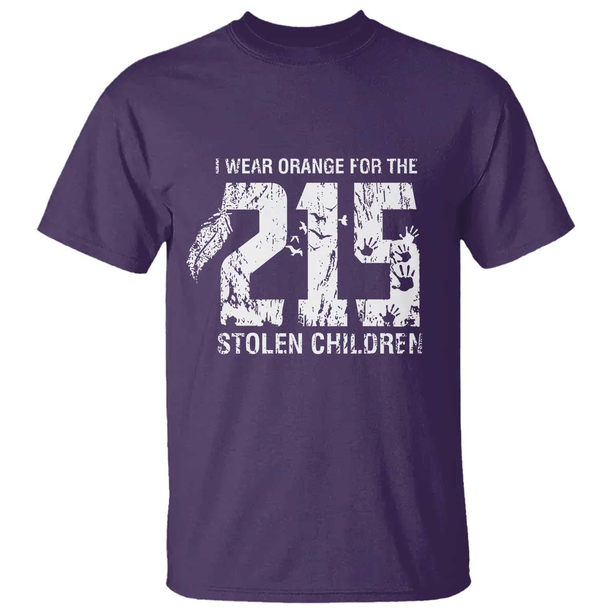 I Wear Orange For The 215 Stolen Children T Shirt Orange Shirt Day 215 Memorial Awareness - Wonder Print Shop