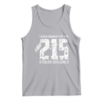 I Wear Orange For The 215 Stolen Children Tank Top Orange Shirt Day 215 Memorial Awareness - Wonder Print Shop