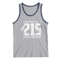 I Wear Orange For The 215 Stolen Children Tank Top Orange Shirt Day 215 Memorial Awareness - Wonder Print Shop