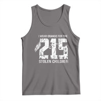 I Wear Orange For The 215 Stolen Children Tank Top Orange Shirt Day 215 Memorial Awareness - Wonder Print Shop