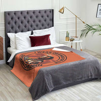 I Wear Orange For The 215 Stolen Children Throw Blanket Indigenous Girl Orange Shirt Day - Wonder Print Shop