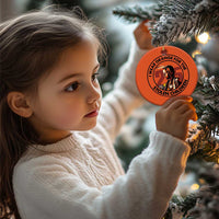 I Wear Orange For The 215 Stolen Children Christmas Ceramic Ornament Indigenous Girl Orange Shirt Day - Wonder Print Shop