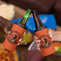 I Wear Orange For The 215 Stolen Children 4 in 1 Can Cooler Tumbler Indigenous Girl Orange Shirt Day - Wonder Print Shop